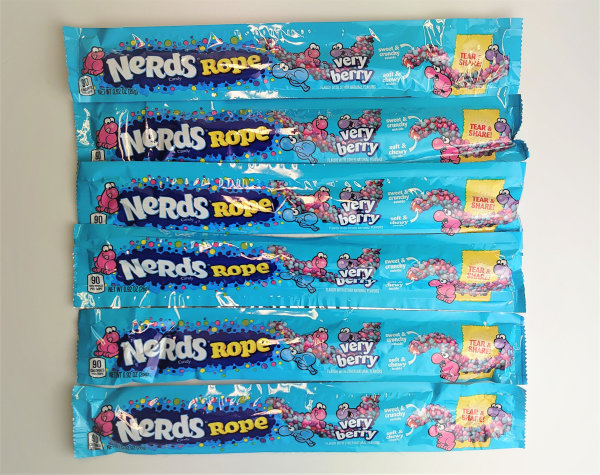 Wonka Nerds Rope Very Berry (6x26g)