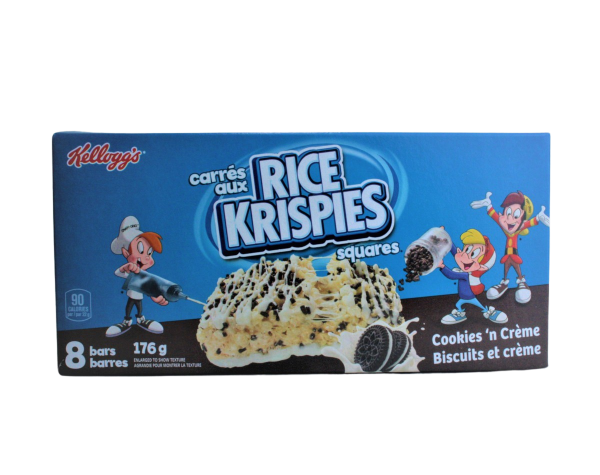 Kelloggs Rice Krispies Squares Cookies n Creme MHD: 08/22