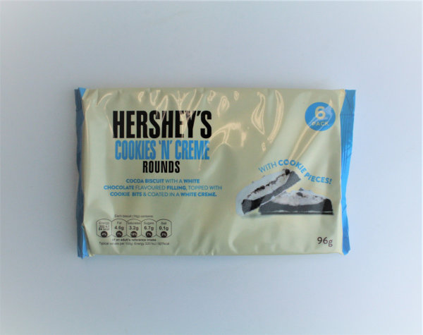 Hershey Cookies n Creme Rounds MHD: 11/22