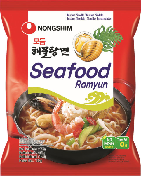 Nongshim Instant Nudeln Seafood Ramyun (20x125g)