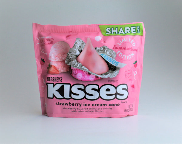 Hersheys Kisses Strawberry Ice Cream