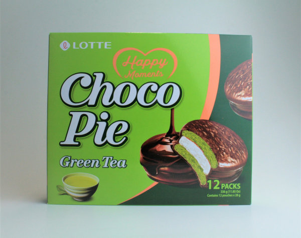 Lotte Choco Pie Green Tea MHD: 07/24