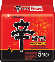 Nongshim Instant Nudeln Shin Ramyun (5 Pack)