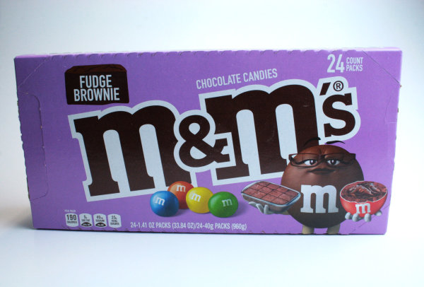 M&M Fudge Brownie Box