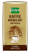 Gina Kaffee Wiener Art ganze Bohnen 1kg