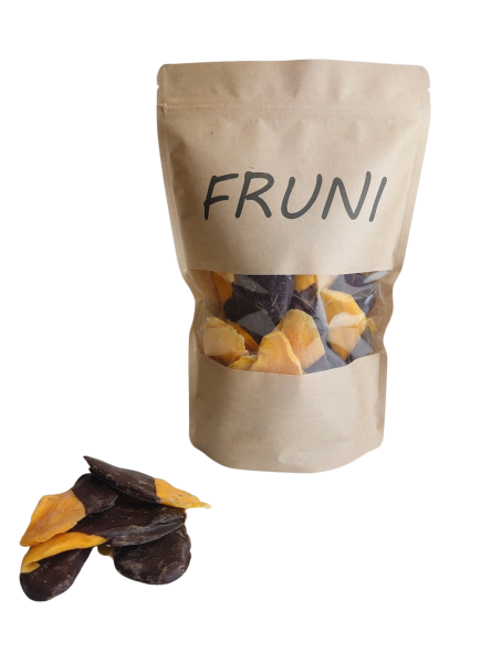 FRUNI Mangostreifen Zartbitter
