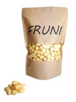 FRUNI Papaya Stücke in weißer Schokolade