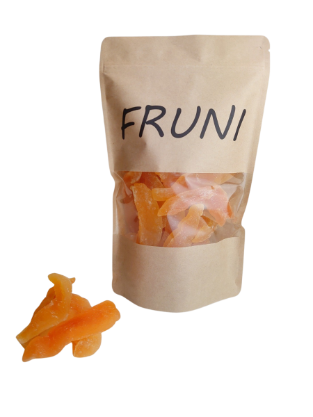 FRUNI Melonen Streifen kandiert ungeschwefelt 1000g