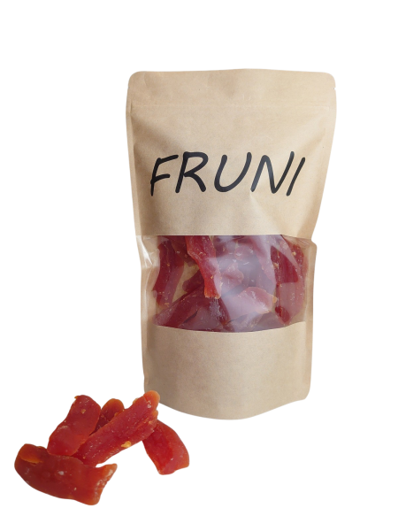 FRUNI Papaya Streifen kandiert ungeschwefelt