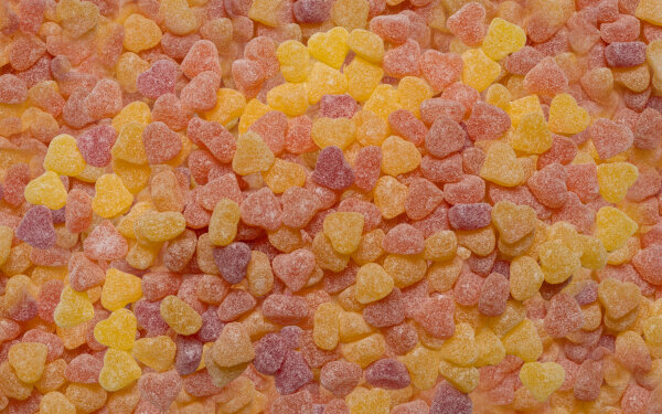 Kindlys Gom Mini hartjes zuur